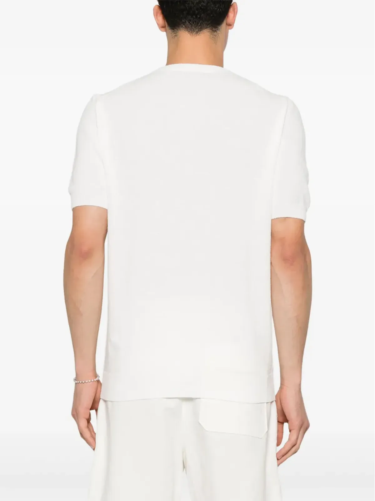 Fileria ファインニットTシャツ - ホワイト - 画像3