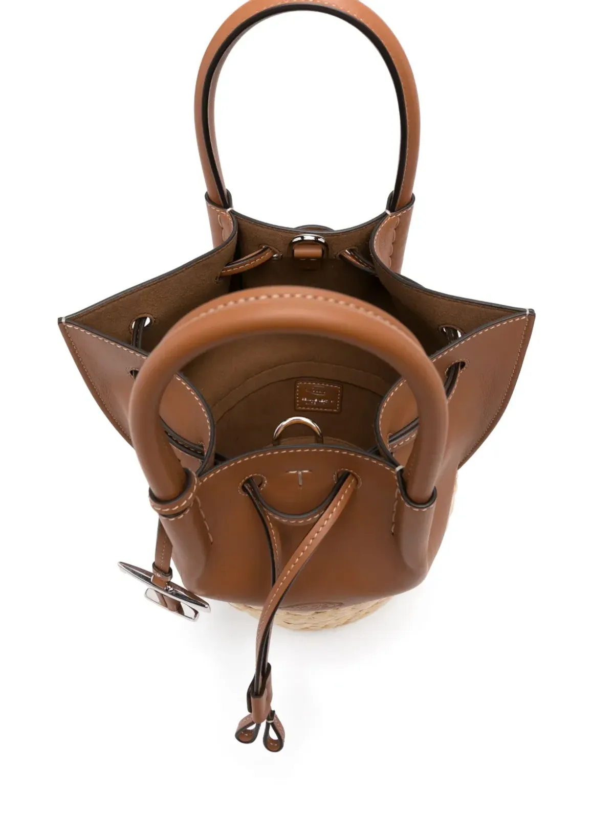Tod's T Timelessロゴ バケットバッグ - ブラウン - 画像5