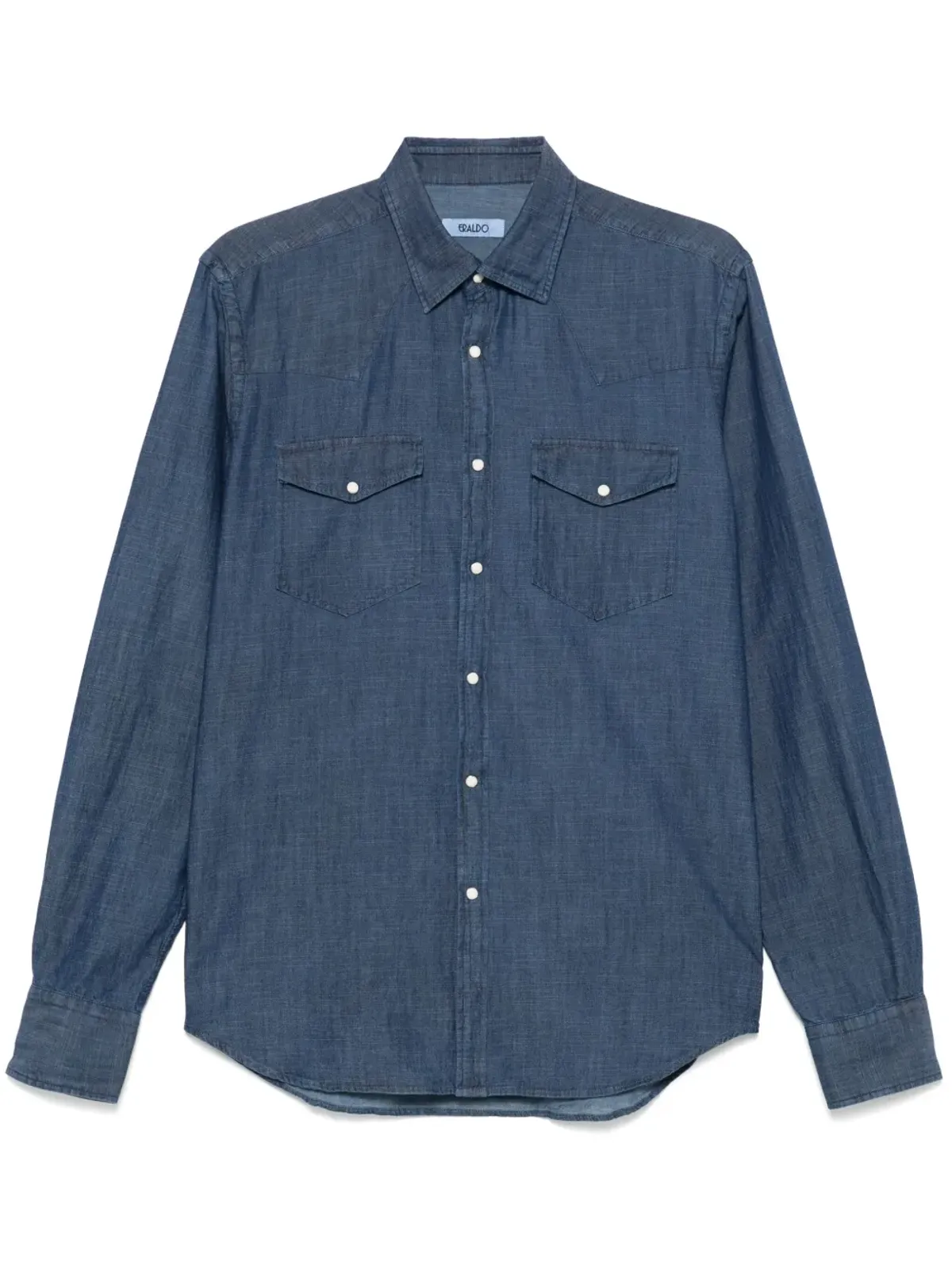 ERALDO コットンシャツ - ブルー - 画像1