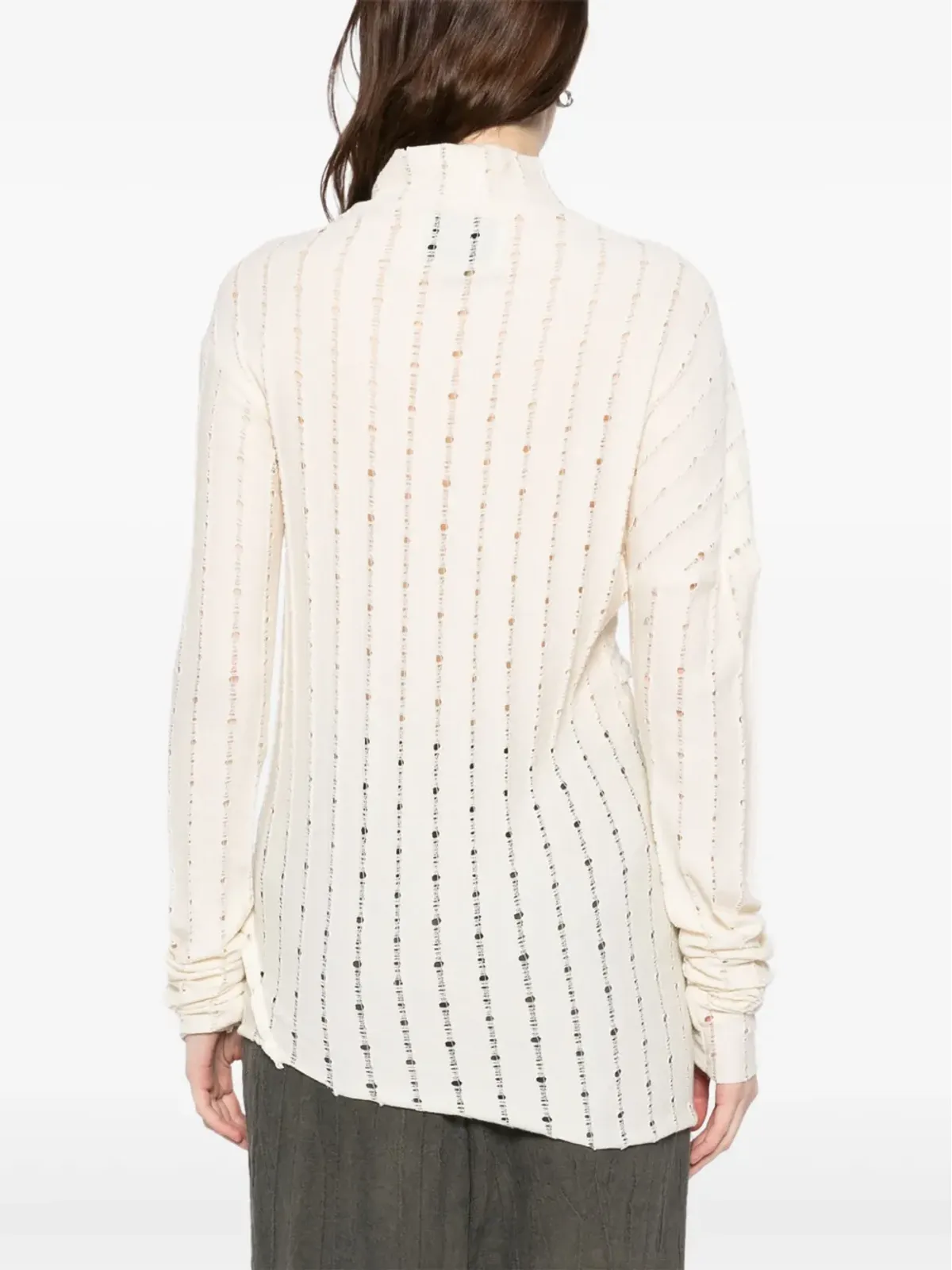 CHIAHUNG SU long-sleeved top - Neutrals - 画像4