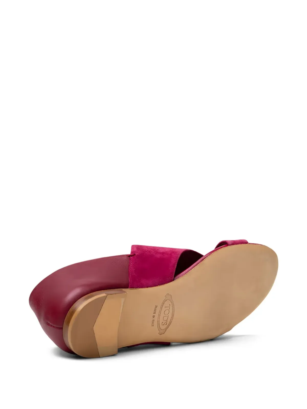 Tod's オープントゥパンプス ピンク - 画像4