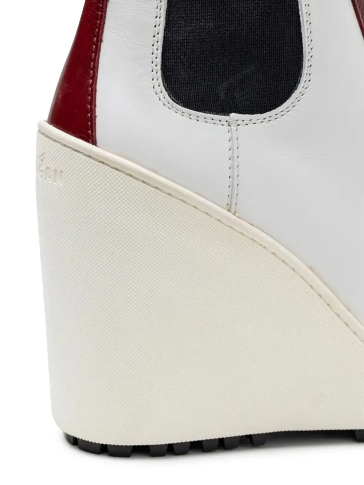 Tod's ウェッジパネルドブーツ - ホワイト - 画像5