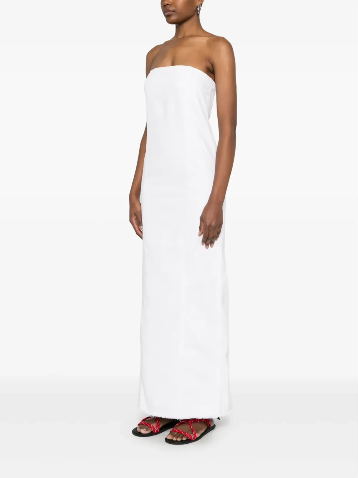 LOIS JEANS Otawa midi dress - White - 画像3