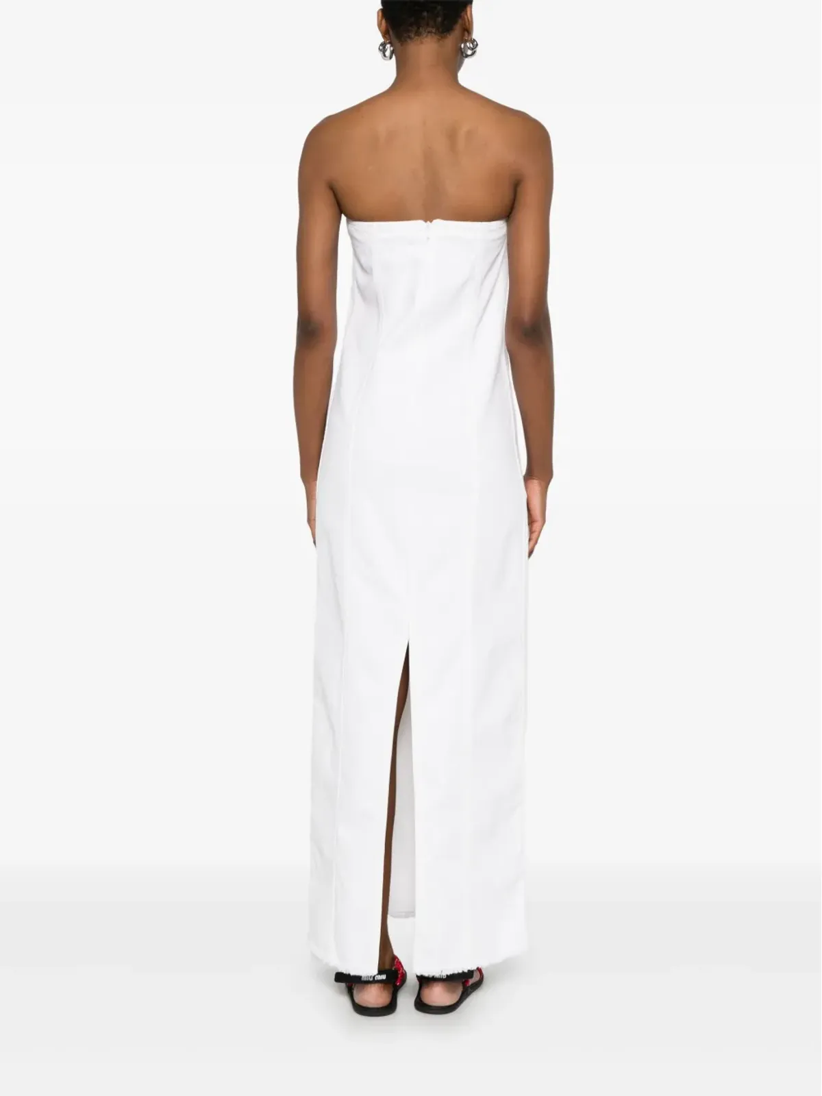 LOIS JEANS Otawa midi dress - White - 画像4