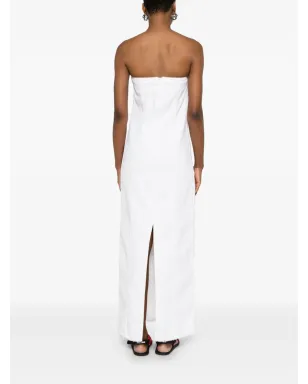 LOIS JEANS Otawa midi dress - White - サムネイル4