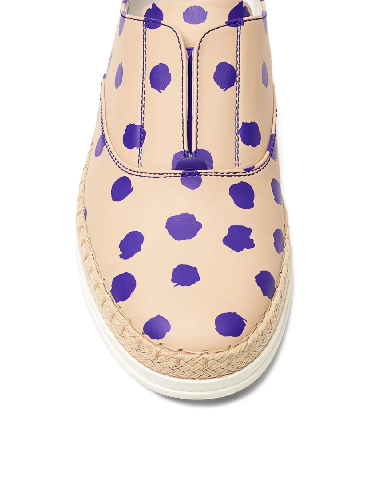 Tod's Francesina ポルカドット エスパドリーユ - ネチュラル系 - 画像5