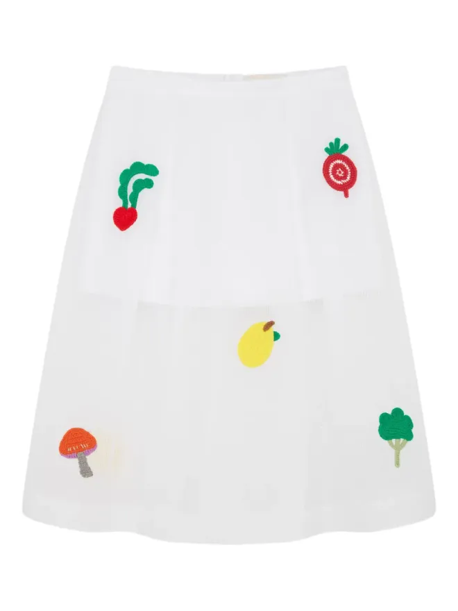 Mira Mikati Mira Mikati 刺繍ミニスカート - Whiteの商品画像