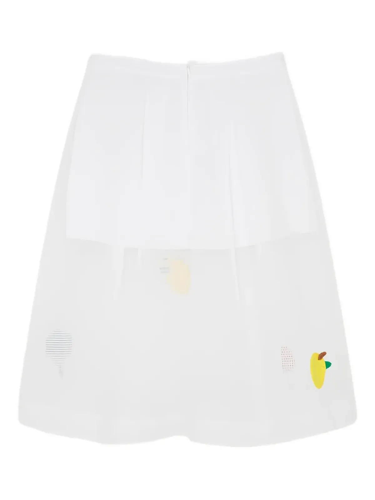 Mira Mikati 刺繍ミニスカート - White - 画像2