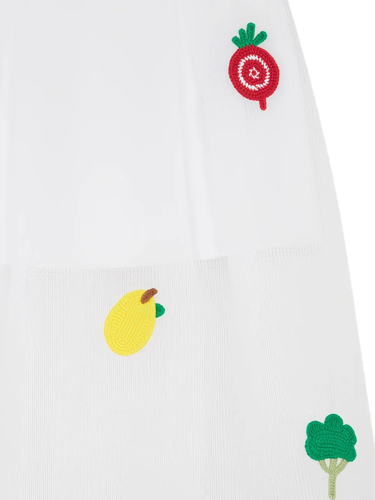 Mira Mikati 刺繍ミニスカート - White - 画像3