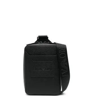 Emporio Armani レザー メッセンジャー バッグ - ブラック - サムネイル1