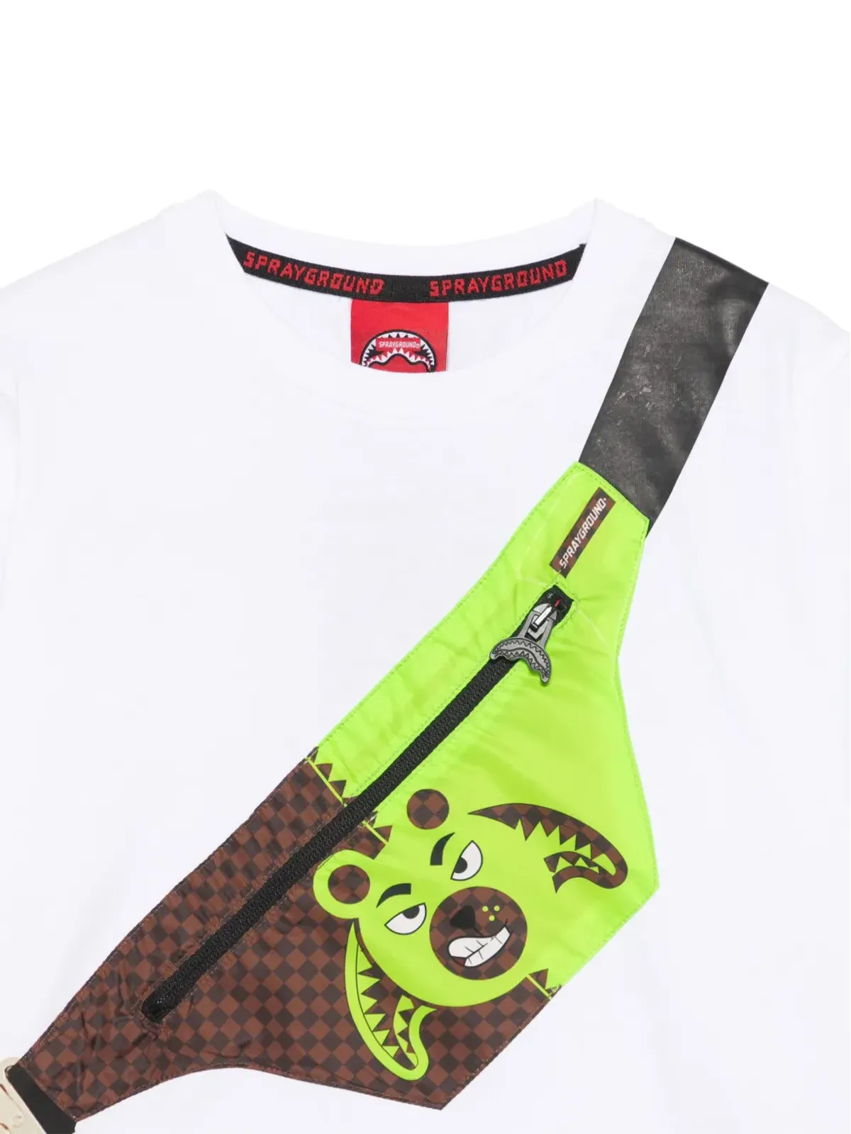 sprayground kid クロスボディ マネー・ベア Tシャツ - 画像3