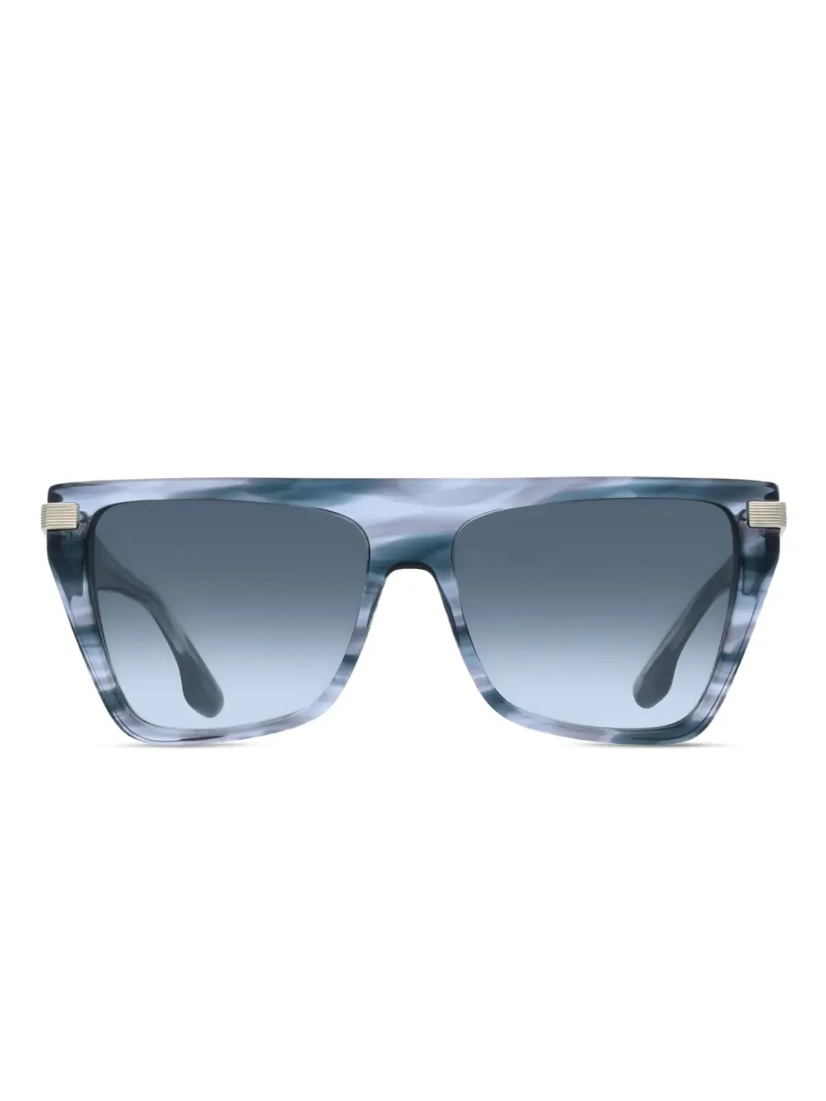 Victoria Beckham Eyewear ホーンエフェクトのスクエアサングラス - 画像1