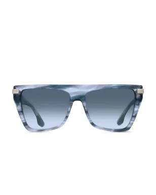 Victoria Beckham Eyewear ホーンエフェクトのスクエアサングラス - サムネイル1