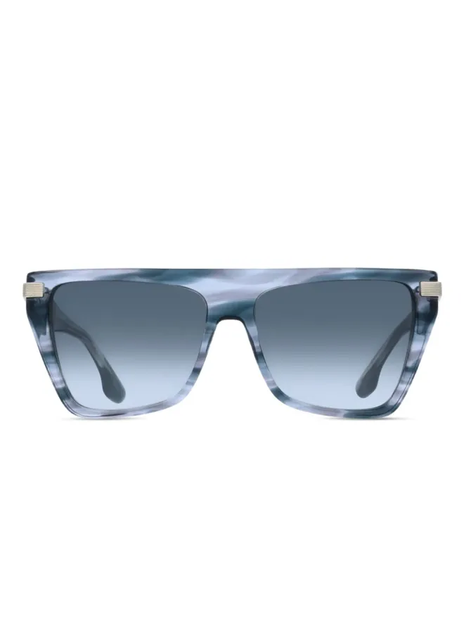 Victoria Beckham Eyewear Victoria Beckham Eyewear ホーンエフェクトのスクエアサングラスの商品画像