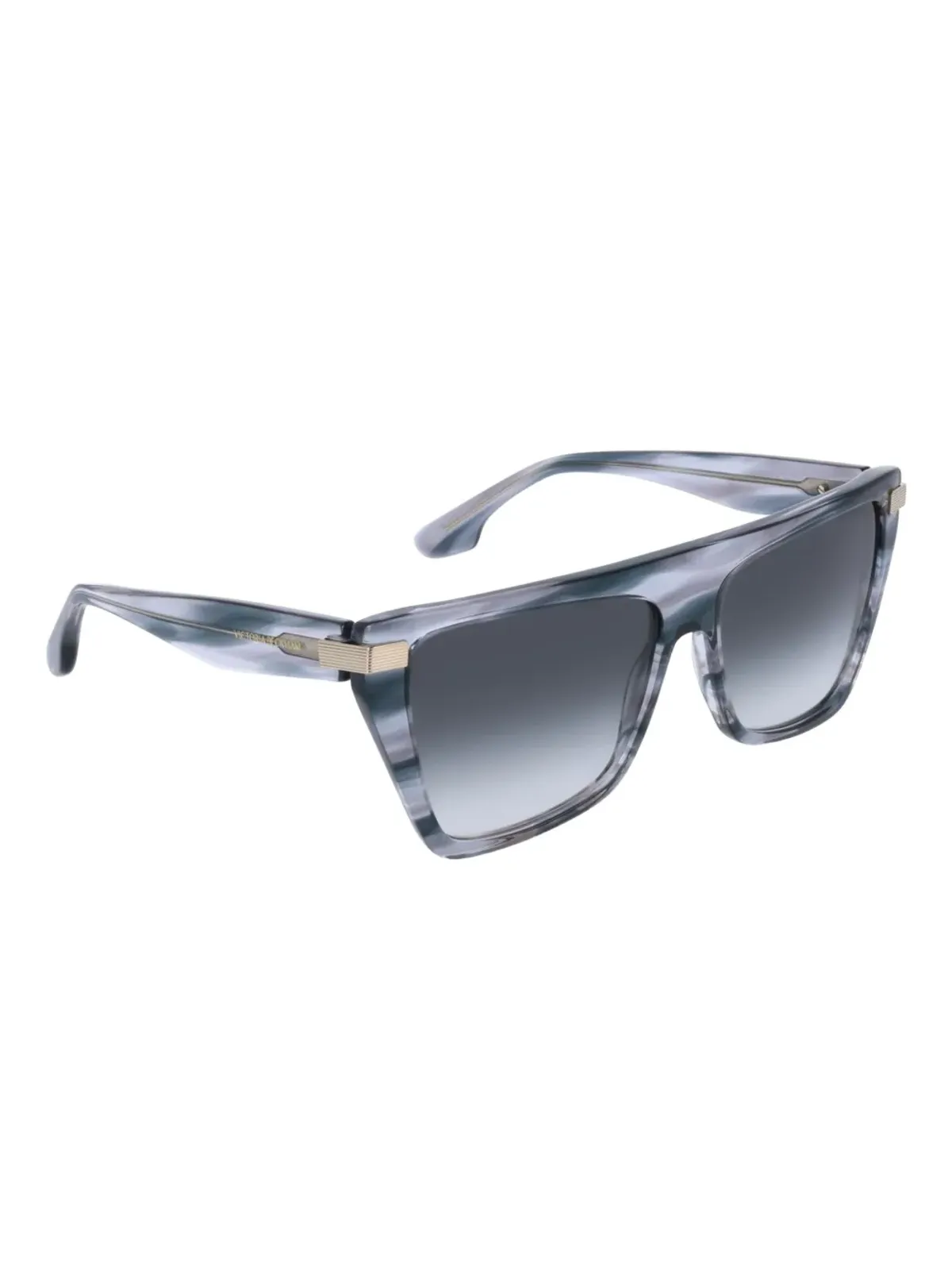 Victoria Beckham Eyewear ホーンエフェクトのスクエアサングラス - 画像2
