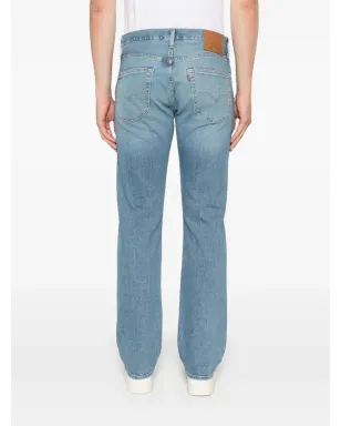 Levi's 501 オリジナル ストレートジーンズ ブルー - サムネイル4
