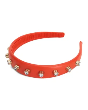 RED(V) スタッズ付きヘッドバンド - サムネイル3