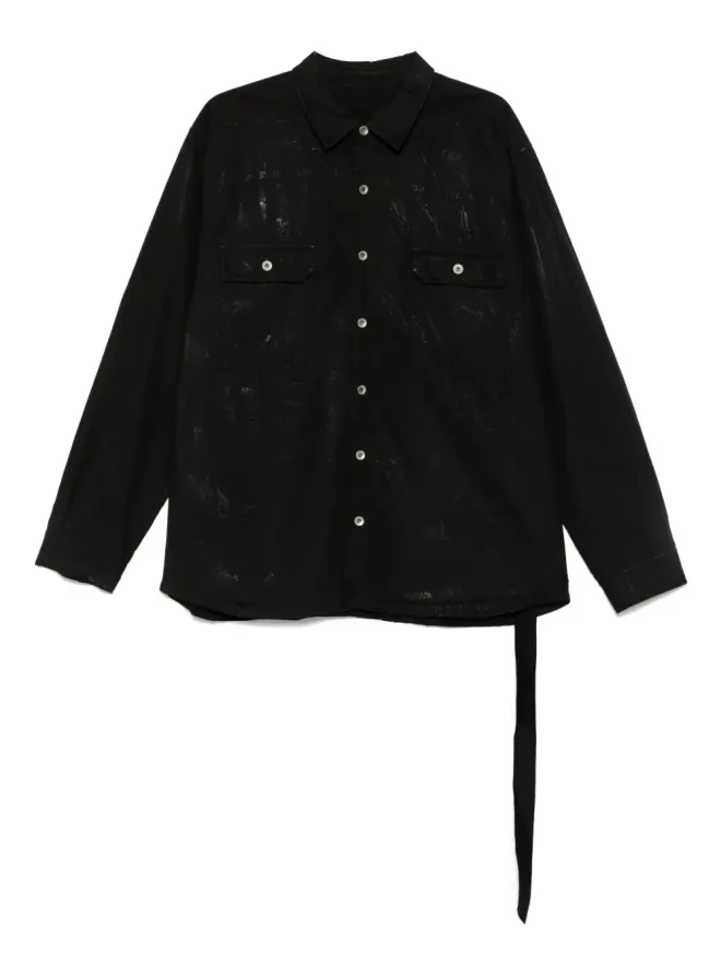 Rick Owens DRKSHDW Rick Owens DRKSHDW ジャンボシャツ - ブラックの商品画像