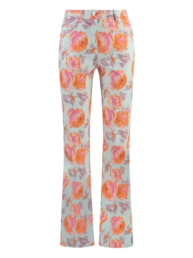 St. John St. John 花柄プリント フレアパンツの商品画像