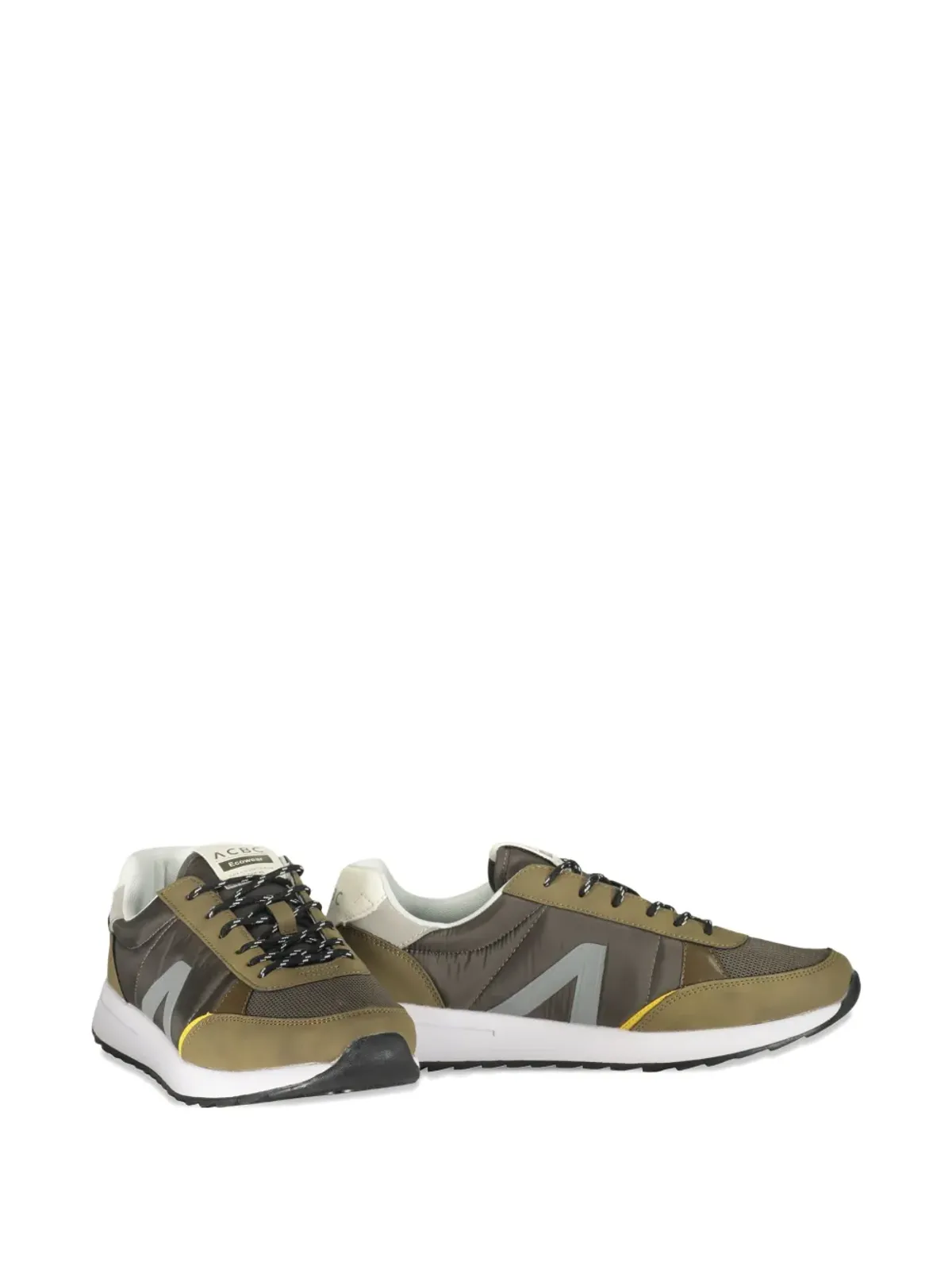 ACBC Haki Erkek panelled sneakers - Brown - 画像2