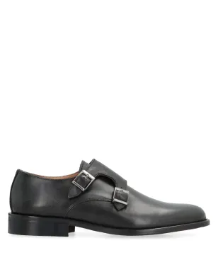 Bruno Magli double-buckle monk shoes - Black - サムネイル1