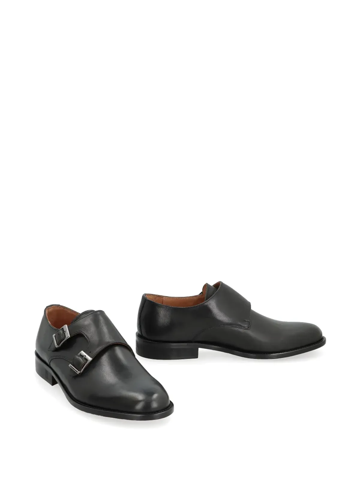 Bruno Magli double-buckle monk shoes - Black - 画像2