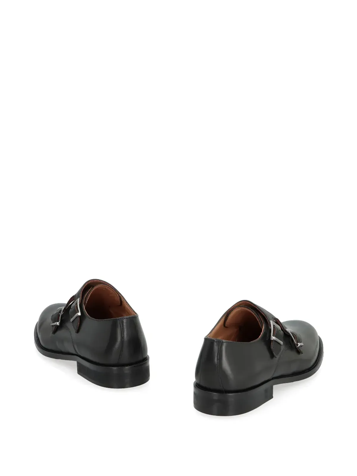Bruno Magli double-buckle monk shoes - Black - 画像3