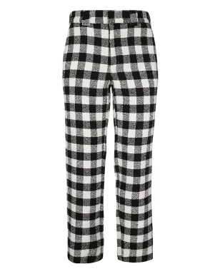 DICKIES チェック柄ストレートレッグパンツ（ブラック） - サムネイル1