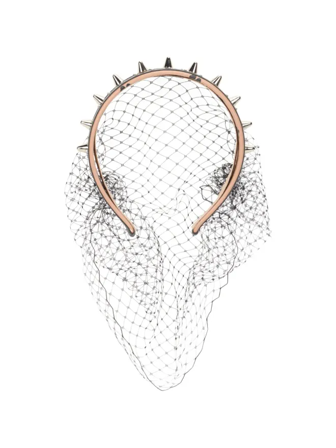 RED(V) RED(V) スパイク付きフラワーヘアバンド（ニュートラルカラー）の商品画像