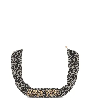 RED(V) アニマルプリント装飾ヘッドバンド - サムネイル1