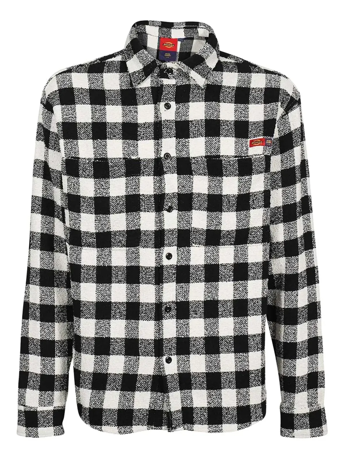 DICKIES チェック柄パッチポケットシャツ - 画像1