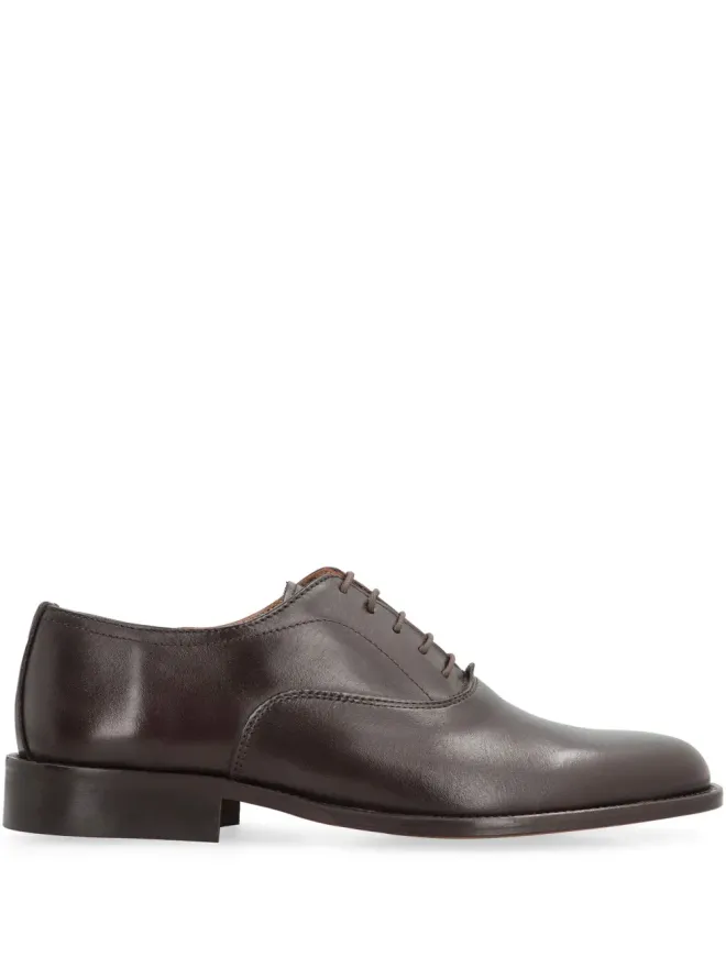 Bruno Magli Bruno Magli ポリッシュドレザー レースアップシューズの商品画像