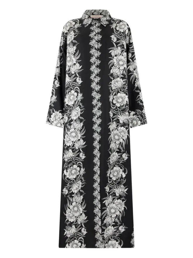 Valentino Garavani Valentino Garavani 花柄プリント マキシドレスの商品画像