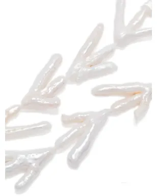 Gohar World チキンフットパールネックレス - シルバー - サムネイル3