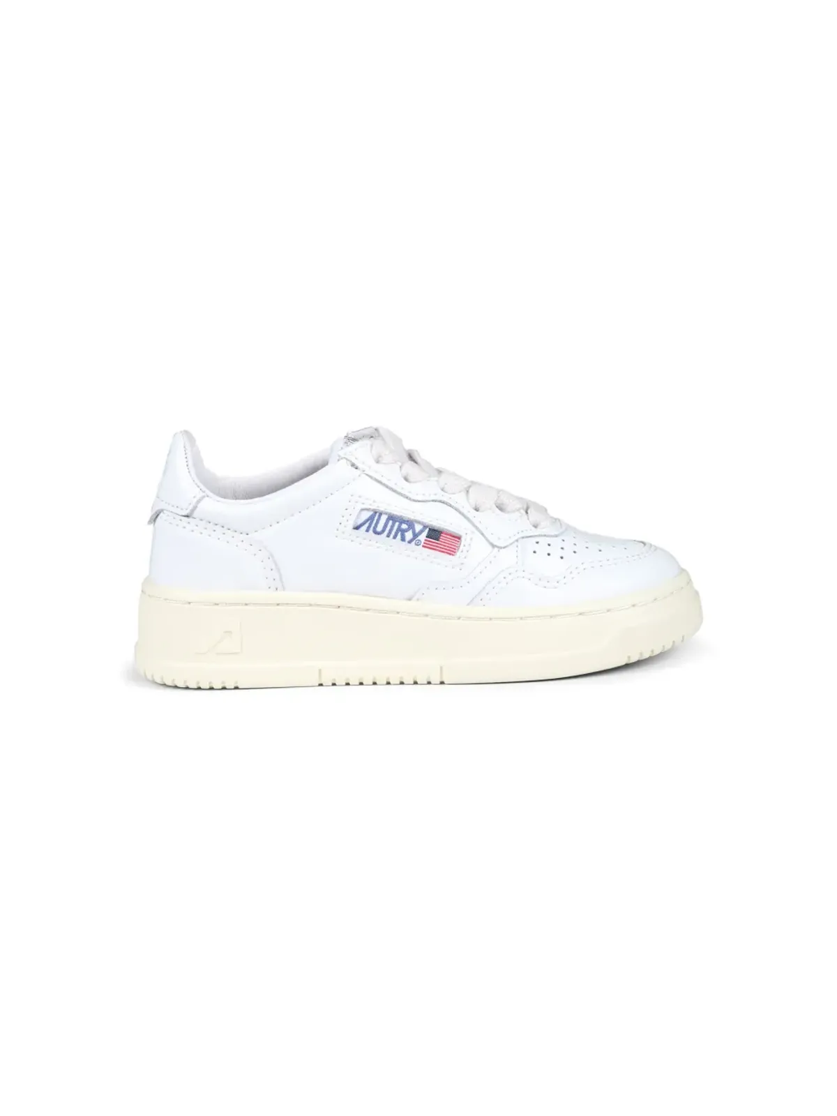 Autry Kids Medaslist Low White Sneakers - 画像2