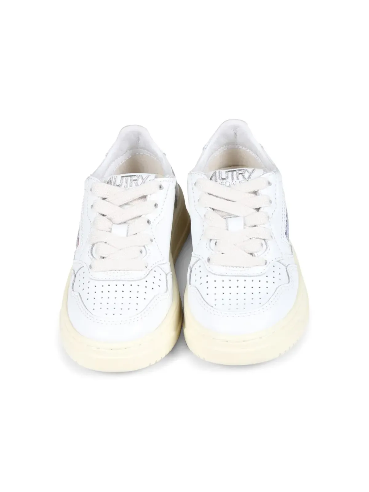 Autry Kids Medaslist Low White Sneakers - 画像3