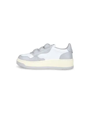 Autry Kids Kidstripes Low ホワイト/ライトグレー スニーカー - サムネイル5