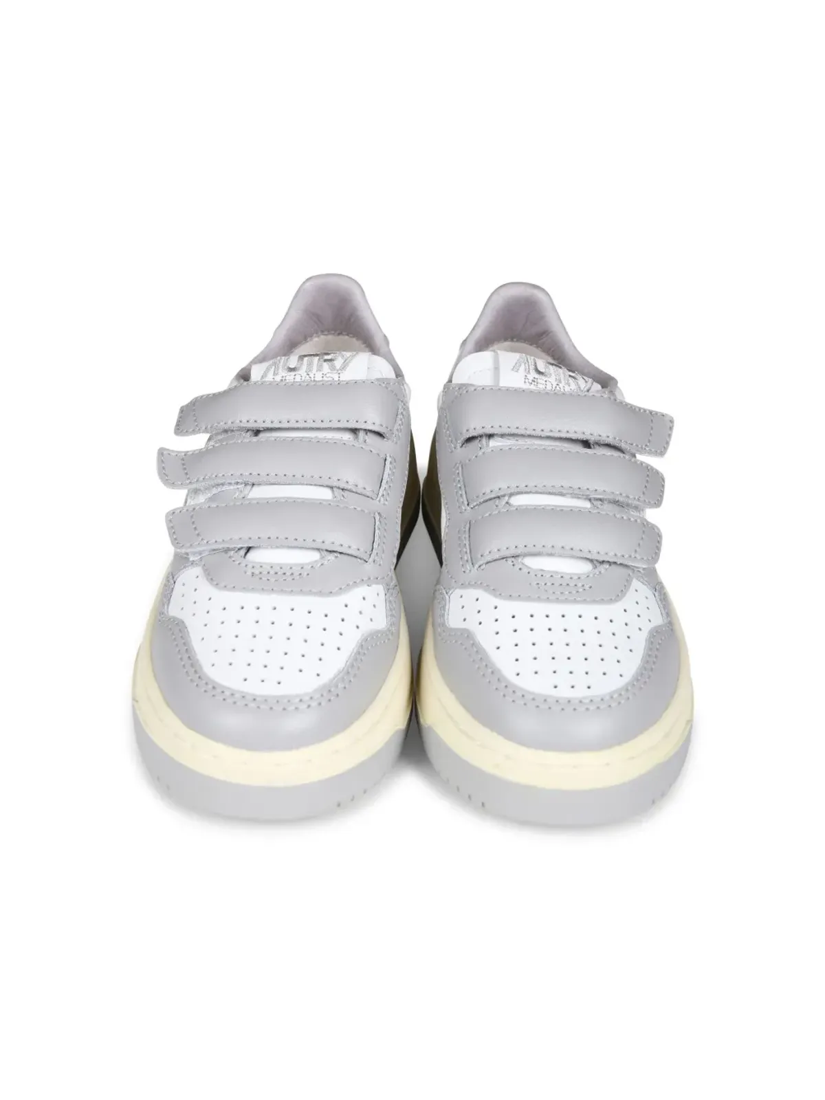Autry Kids Kidstripes Low ホワイト/ライトグレー スニーカー - 画像4