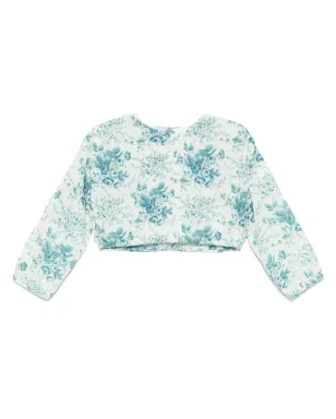 Antik Batik Cinz クロップトップ - ブルー - サムネイル1