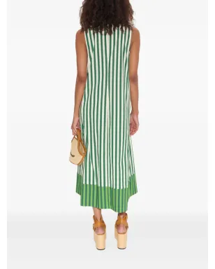 Simon Miller Mar poplin ミディドレス - グリーン - サムネイル5