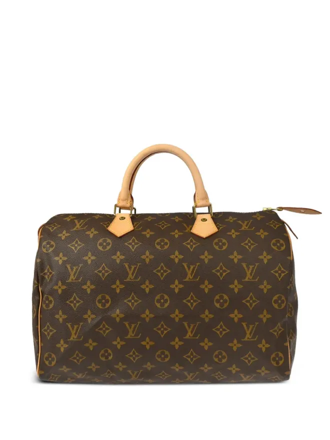 Louis Vuitton Pre-Owned Louis Vuitton ビンテージ 1997 モノグラム スピーディ 35 ハンドバッグ ブラウンの商品画像