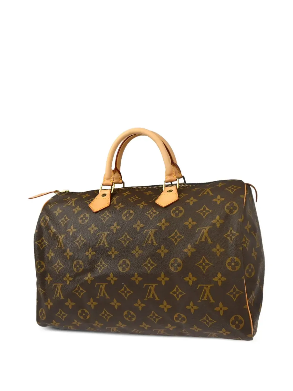 Louis Vuitton ビンテージ 1997 モノグラム スピーディ 35 ハンドバッグ ブラウン - 画像2