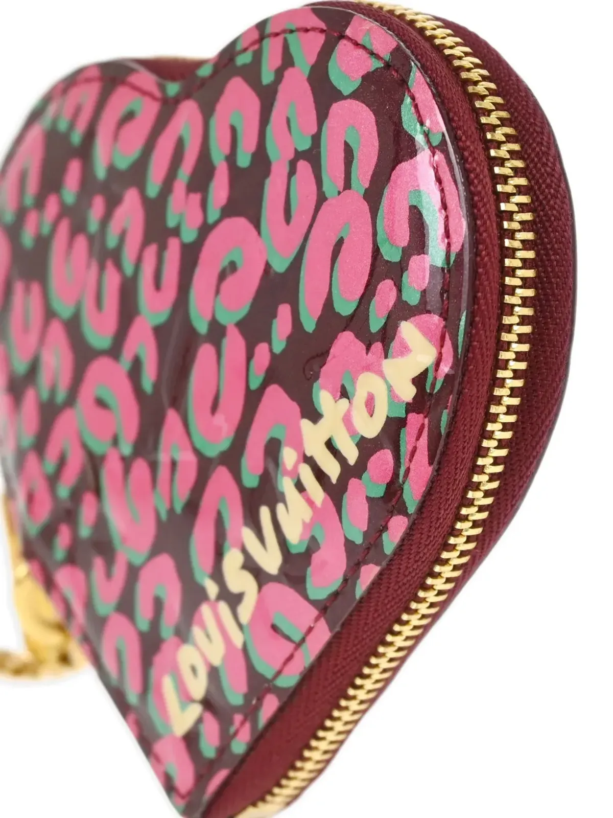 Louis Vuitton ビンテージ 2010年 ヒョウ柄 コインケース - ピンク - 画像4