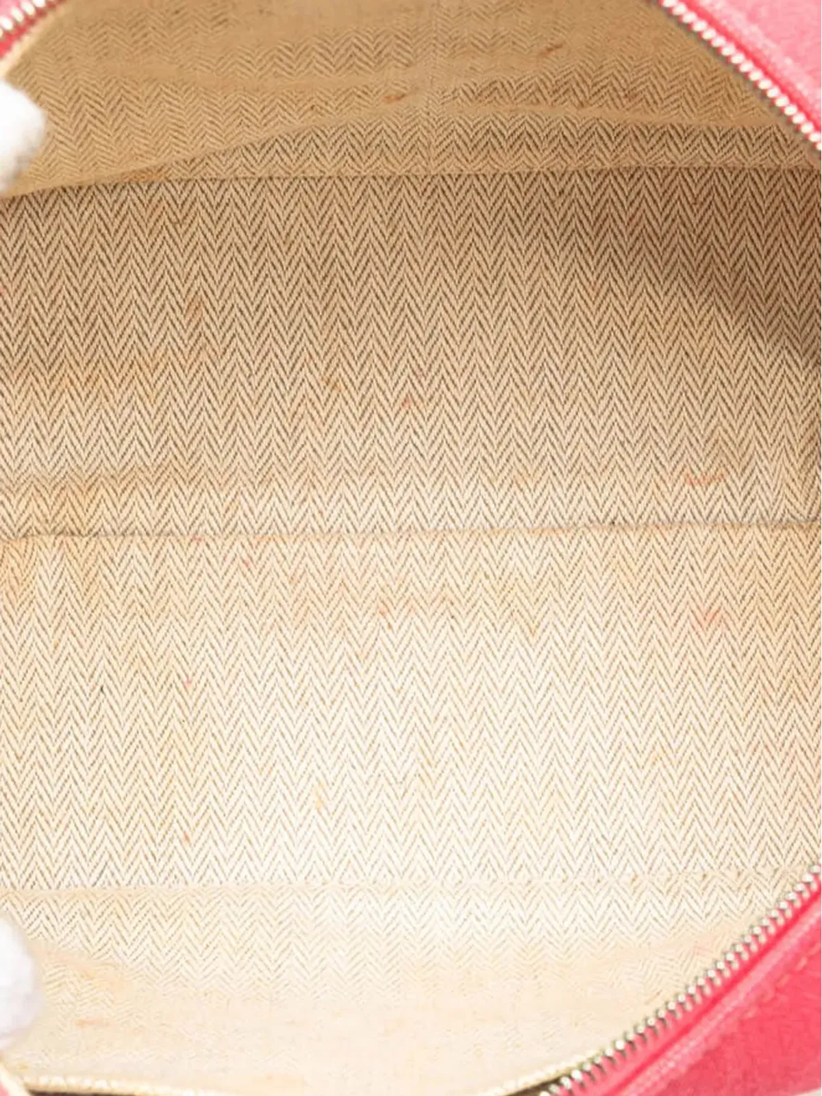 Hermès ビンテージ 小型 Toile Bride A Brac バニティバッグ - ピンク - 画像4