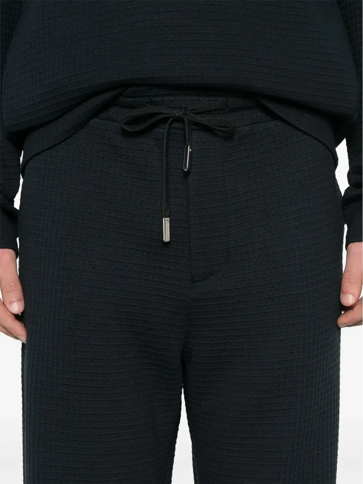 Emporio Armani ワッフルニットパンツ - 画像5