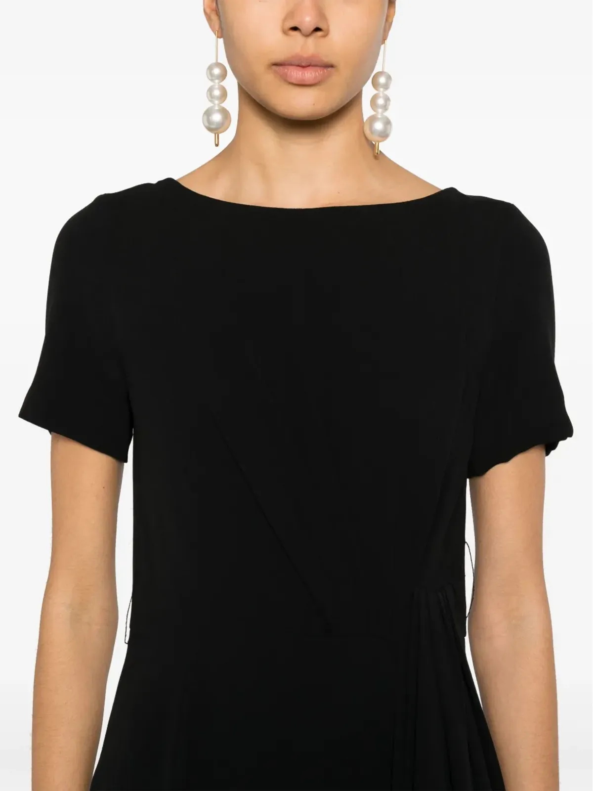 Christian Dior ビンテージ 2010年代 ギャザー入りドレス - ブラック - 画像5