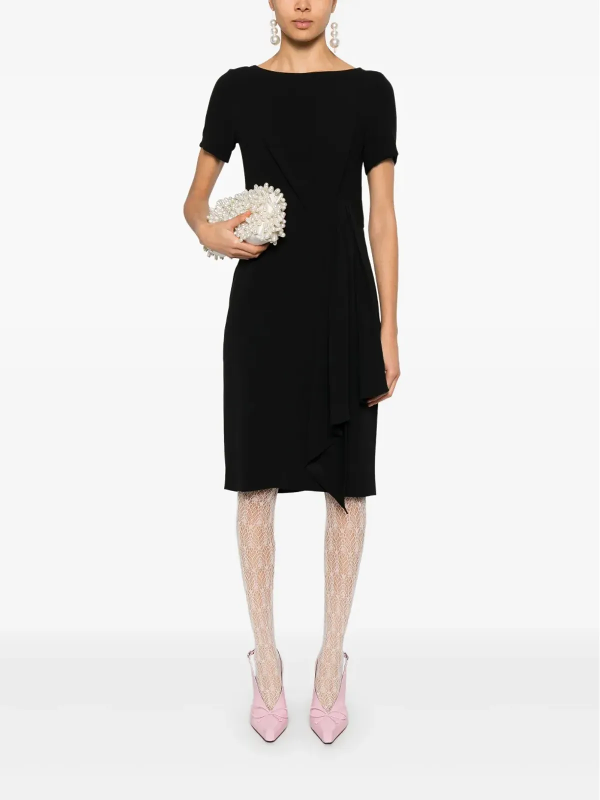 Christian Dior ビンテージ 2010年代 ギャザー入りドレス - ブラック - 画像2