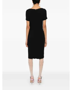 Christian Dior ビンテージ 2010年代 ギャザー入りドレス - ブラック - サムネイル4