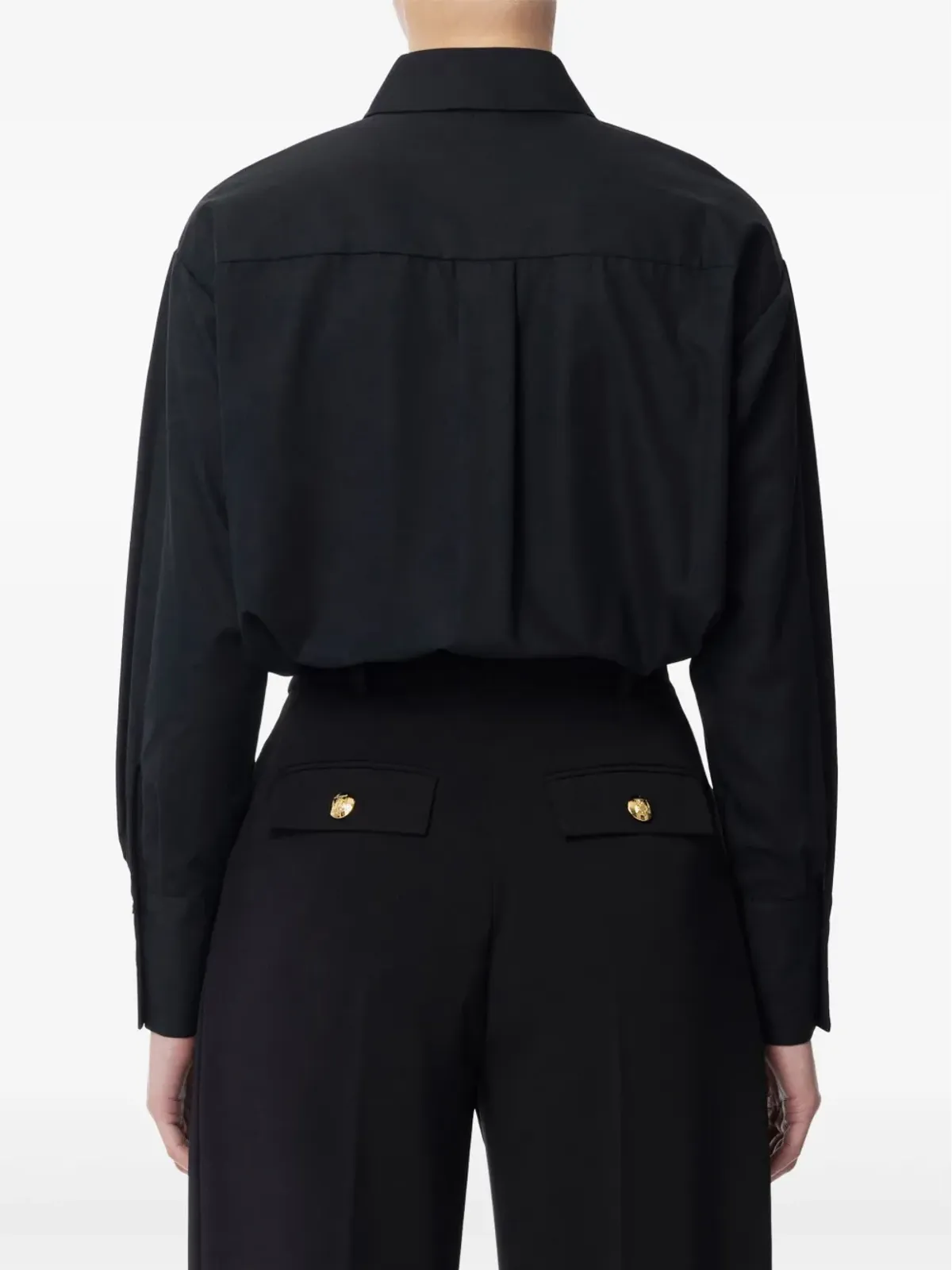Elisabetta Franchi ロゴ刺繍シャツ - 画像3