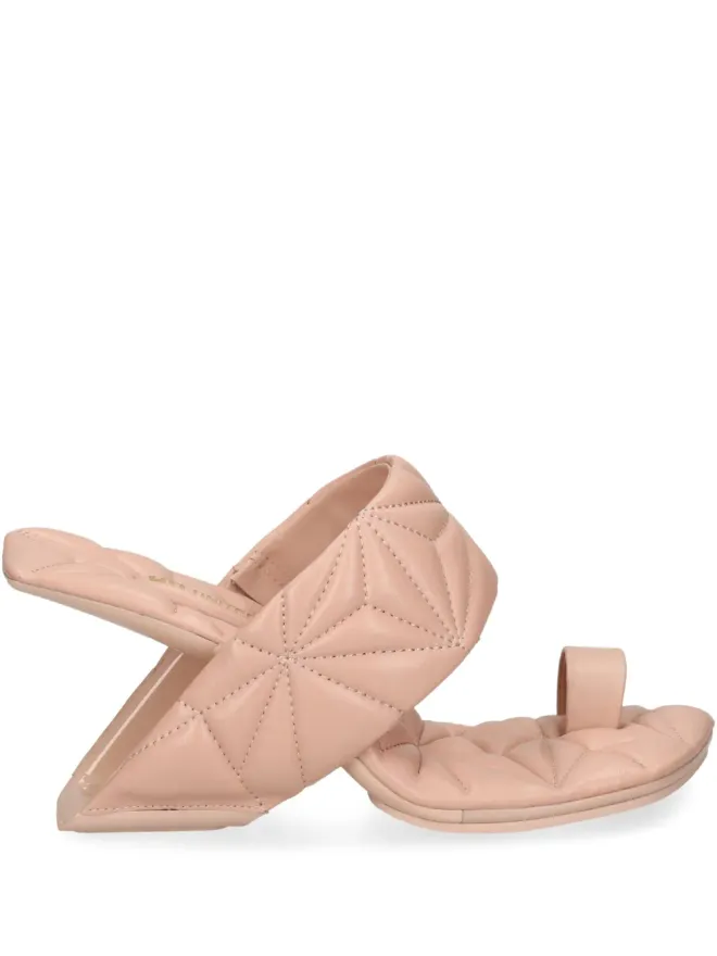 United Nude United Nude Loop Hi Puffy レザー ミュール ピンクの商品画像